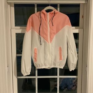 color block windbreaker